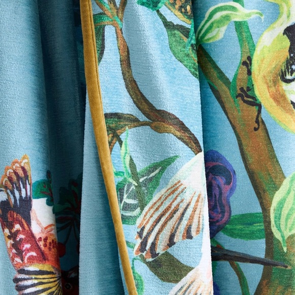 Price is Firm🕊️ NWT Anthro Nathalie Lete Bird Throw Blanket - Picture 3 of 16